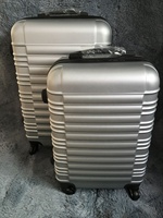 Ensemble de 4 valises rigides de haute qualité 14-26 pouces en ABS, design moderne, simple, classique et tendance, avec serrure à trolley en acier pour femme