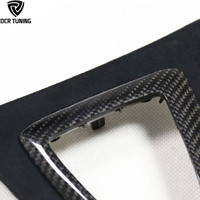 Cache de protection intérieur LHD F20 pour BMW F20 F22 F23 F32 F30 F33 F36 en fibre de carbone, garniture de remplacement pour console centrale de boîte de vitesses
