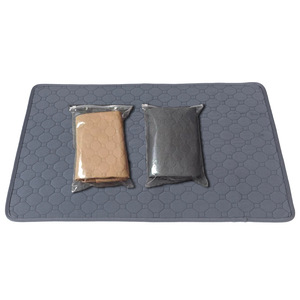 Coussin d'urine réutilisable et lavable pour animaux de compagnie, tapis de dressage antidérapant et facile à sécher, accessoires de lit en peluche pour chat et chien - Product Image 3