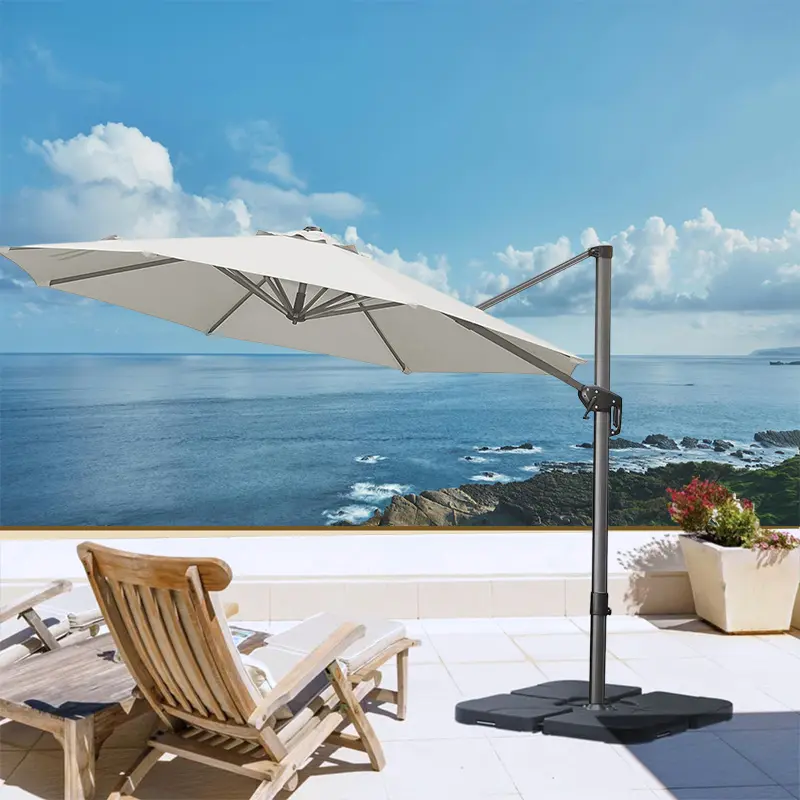 Suitable for Garden Sun Umbrella Outdoor Patio Double top Design 4M Cantilever Roma Parasol