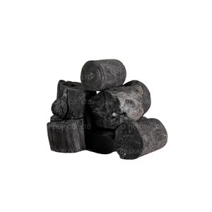 Charbon de bois noir 100% naturel en bois de café pour les applications de barbecue à domicile et les restaurants - Emballage en sac PP - Product Image 1