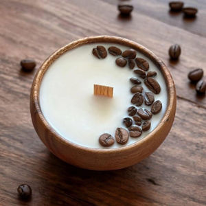 Vela Aromática Artesanal AIKUN de Cáscara de Coco Natural, Vela de Aromaterapia Ecológica de Cera de Soja para Fragancia del Hogar - Product Image 4