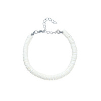 Casual Summer Beach Bracelet en coquillage naturel Collier irrégulier pour femmes Bijoux