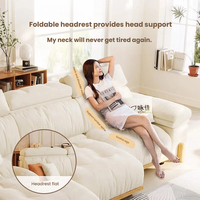 Sofá Cama Plegable Automático con Control Remoto Inteligente Moderno para Sala de Estar