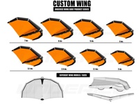 Planche de surf OEM gonflable Hydro Wing Wind Kite Foil Sup Foil Carbon Fiber Pumping Wing Board Full Pack Set Combo pour la planche à voile