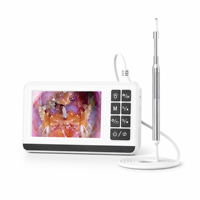Otoscope numérique avec caméra et écran, outil de nettoyage des oreilles, endoscope pour enfants et adultes, utilisation à domicile