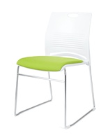 Chaise de salle de conférence en plastique Simple, chaises de visiteurs confortables, meubles