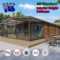Casas Prefabricadas, Casa Contenedor Expandible de 20 pies, 30 pies, 40 pies con Baño, Estructura de Acero, Terraza, Casa Plegable de Acero Ligero