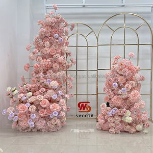 Customized Purple Pink Rose Trailing <b>Flower</b> Runner Handmade Wedding Decoration for Events Parties for Valentine's Day - Product Image 3