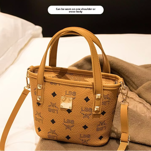 Borsa da donna con chiusura a cerniera a strappo elegante elegante da donna con borsetta floreale in PU borsa a tracolla portatile - Product Image 2