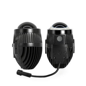 Fankai 2.0-Inch Bi-Xenon <b>LED</b> <b>Fog</b> <b>Light</b> Lens Aluminum Alloy White/Yellow/Lime Tri-Color Ultra-Bright Dual-Beam Integrated - Product Image 1