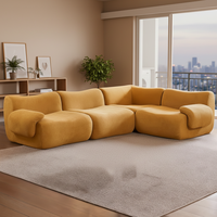 Canapé paresseux compressé en tissu doux pour les scènes de divertissement intérieur quotidiennes – Approvisionnement direct usine