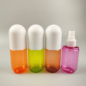 Bouteilles pulvérisatrices en plastique PET blanc en forme de capsule de 80 ml et 100 ml pour <span class=keywords><strong>brume</strong></span> fine visage et corps - Product Image 5
