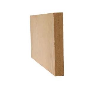 China Factory House Baustoffe Melamin beschichtet 16MM Board MDF Sheets Holzmaserung Panels Laminierte Faserplatte Zum Verkauf