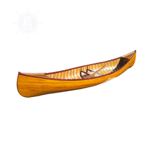 Canoë-kayak OMH K034 élégant en bois et fibre de verre, avec proie courbée, écologique, longueur 3,1-4m, monoplace, unisexe, pour lac et rivière - Product Image 6