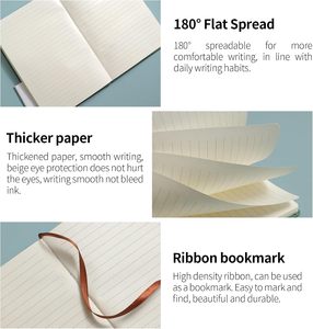 Cahier de notes A5 PU personnalisé Promotion personnalisée Cahier de notes à couverture rigide personnalisable - Product Image 3