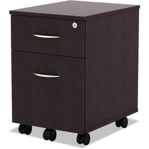 Alera Valencia Series Espresso Mobile B/F Pedestal 15 7/8w X 19 1/8d X 22 7/8h Material de madera - Product Image 1