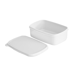 Lonchera creativa para picnic, <span class=keywords><strong>de</strong></span> calidad alimentaria, <span class=keywords><strong>personalizada</strong></span>, <span class=keywords><strong>de</strong></span> plástico, tipo bento, portátil, para sublimación. - Product Image 3