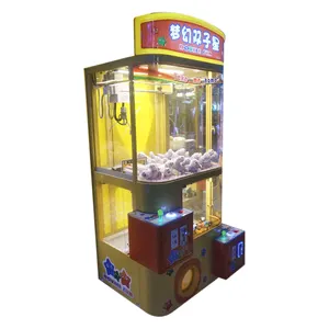 Muntautomaat Dubbele Lol Arcade Simulator Prijs Vending 2 Speler Klauw Kraan Geschenk Spel Machine Te Koop