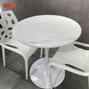 Gaya Modern Meja dan Kursi Set untuk Kedai Kopi dan Restoran Permukaan Padat