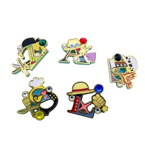 Etiqueta de Aleación de Zinc para Bolsas, 35mm, Diseño de Dibujos Animados Coloridos, para Decoración de Herrajes de Equipaje - Product Image 5