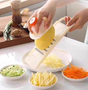 Grattugia <span class=keywords><strong>per</strong></span> Carote e Verdure, Affettatrice Manuale, Accessori da Cucina, Utensili Utili <span class=keywords><strong>per</strong></span> la <span class=keywords><strong>Casa</strong></span> - Product Image 2