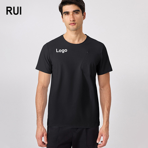 เสื้อยืดแขนสั้นผู้ชาย RUIQUWIN 2026 รุ่นซัมเมอร์ ทรงปกติ เนื้อผ้าเย็นสบาย แห้งเร็ว ระบายอากาศได้ดี กันยับ เหมาะสำหรับใส่ลำลองและเล่นกีฬา - Product Image 1