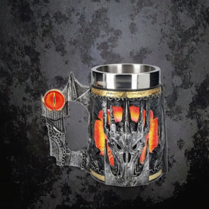 Taza de Cerveza y Café de Gran Capacidad con Diseño de El Señor de los Anillos, Estilo Medieval y Cinematográfico - Product Image 6