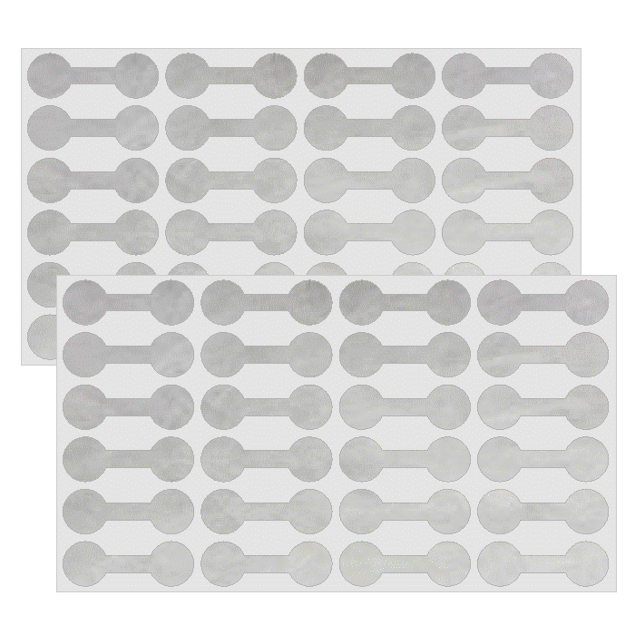 Бирки для ремонта белых ювелирных изделий, бирки для индентификации, самоклеящиеся бирки Tyvek для коротких гантелей, бирки для ювелирных изделий