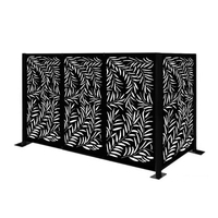 Clôture en métal découpée au laser sur mesure avec motif optionnel, treillis et portails de jardin en aluminium