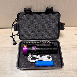 Lampe UV LED 60W 365nm USB rechargeable Lampe de poche à lumière noire pour la détection d'urine d'animaux de compagnie Résine durcissant la <span class=keywords><strong>chasse</strong></span> aux roches - Product Image 1