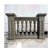 Moldes de Plástico ABS Resistentes y Duraderos Reazone para Balaustres de Hormigón, Proceso de Fundición en Sitio, Modelo RZCL, Moldes Decorativos para Pasamanos de Exterior