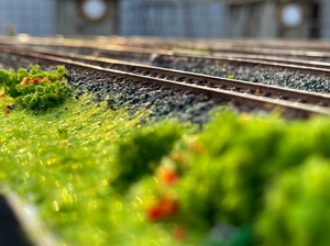Base de ferrocarril para diorama de <span class=keywords><strong>tren</strong></span> de transporte de mercancías a <span class=keywords><strong>escala</strong></span> <span class=keywords><strong>N</strong></span> 1:160, vía recta, 100x40cm - Product Image 3