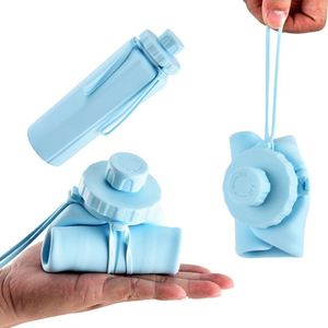 New Silicone Sports <b>Kettle</b> Outdoor <b>Camp</b> Portable Anti-drop High Temperature Foldable Food Grade Silicone Water Cup - Product Image 4