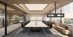 FocusMount VESA600x400 for 75 Inch Height Adjustable 360 Degree Rotation LCD TV <strong>Ceiling</strong> <strong>Mount</strong> <strong>Bracket</strong> With Extension Poles - Product Image 4
