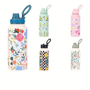 Bouteille d'eau isotherme personnalisée en acier inoxydable - Design sportif de dessin animé, idéale pour les activités de plein air et les cadeaux promotionnels - Product Image 1