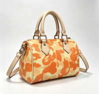 Bolso Tote de Piel Sintética Impermeable con Estampado de Camuflaje para Mujer, con Cierre de Cremallera, Correa de Hombro en Forma de Almohada, Duradero y Portátil