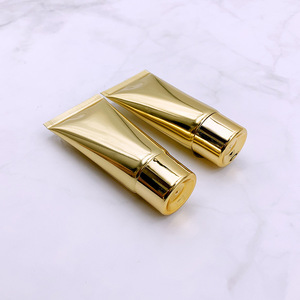 EN STOCK SANS QUANTITÉ MINIMALE DE COMMANDE <span class=keywords><strong>Tube</strong></span> en aluminium doré et plastique de 30 ml 30 g pour crème pour les mains, crème pour le visage, lotion, écran solaire, emballage cosmétique - Product Image 5