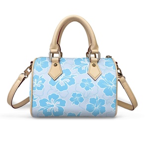 Vente directe fournisseur – Sac oreiller portable pour <span class=keywords><strong>femme</strong></span> en PU, motif feuille de bananier, style Hawaï, impression à la demande - Product Image 5
