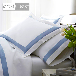 Westin khách sạn bộ đồ giường tấm bông hữu cơ Ribbon biên giới 600 TC Nữ Hoàng Vua số lượng lớn Bộ sưu tập phong cách phương Tây thiết kế - Product Image 2