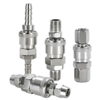 Norme européenne UE Euro Type Japonais Type Raccord Pneumatique Raccord Rapide Connecteur Haut Compresseur D'air Tuyau Barb Peint