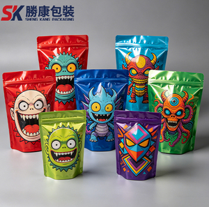 Custom-printed Odor-resistant 3.5g Polyester Film Baby Food Stand-up Pouches Resealable Zipper plastic <b>bag</b> - Product Image 1