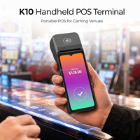 Evolink TK10, terminal de point de vente portable Android 13/10, écran 6,5 pouces, imprimante thermique pour la réception des commandes, Bluetooth/WiFi/USB, 2 Go/16 Go, batterie 2600 mAh