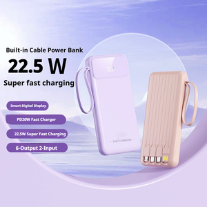 Banco de Energía de Carga Rápida de 22.5W, <span class=keywords><strong>10000mAh</strong></span>, Banco de Energía para Teléfono, 20000mah, Carga Rápida, Pantalla LED, Banco de Energía Portátil, Regalo - Product Image 2