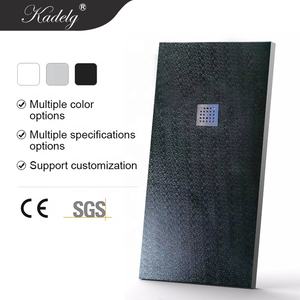 Plato de Ducha Rectangular de <span class=keywords><strong>Piedra</strong></span> Sinterizada, Base de Ducha de Resina para Cuarto de Baño - Product Image 4