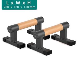 Barre Parallele Professionali in Legno di Faggio per Flessioni, Personalizzabili con Base in Acciaio, per Allenamento di Forza, Vendita all'Ingrosso - Product Image 2