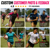 Uniforme de football tactile unisexe personnalisé, imprimé par sublimation, style Maori Aborigène, polo d'équipe, vêtements de sport, tissu polyester à séchage rapide