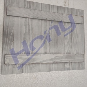 Plaque murale en bois de palette gris délavé, avec inscription « Farm House », pour artisanat <span class=keywords><strong>DIY</strong></span>, porte-panneau vierge non fini - Product Image 3