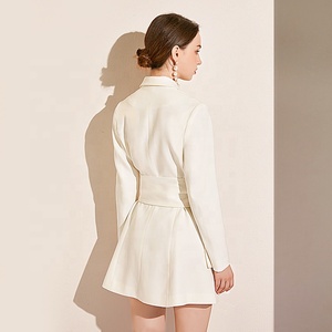 En la primavera de 2020 de moda cuello en V Slim abrigo chaqueta de señoras vestido de traje Blazer <span class=keywords><strong>a</strong></span> medida vestido de - Product Image 5