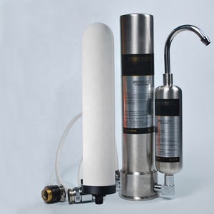 SOUDRON argent chargé carbone acier inoxydable filtre à eau bougie cartouche filtrante en céramique pour système purificateur - Product Image 4